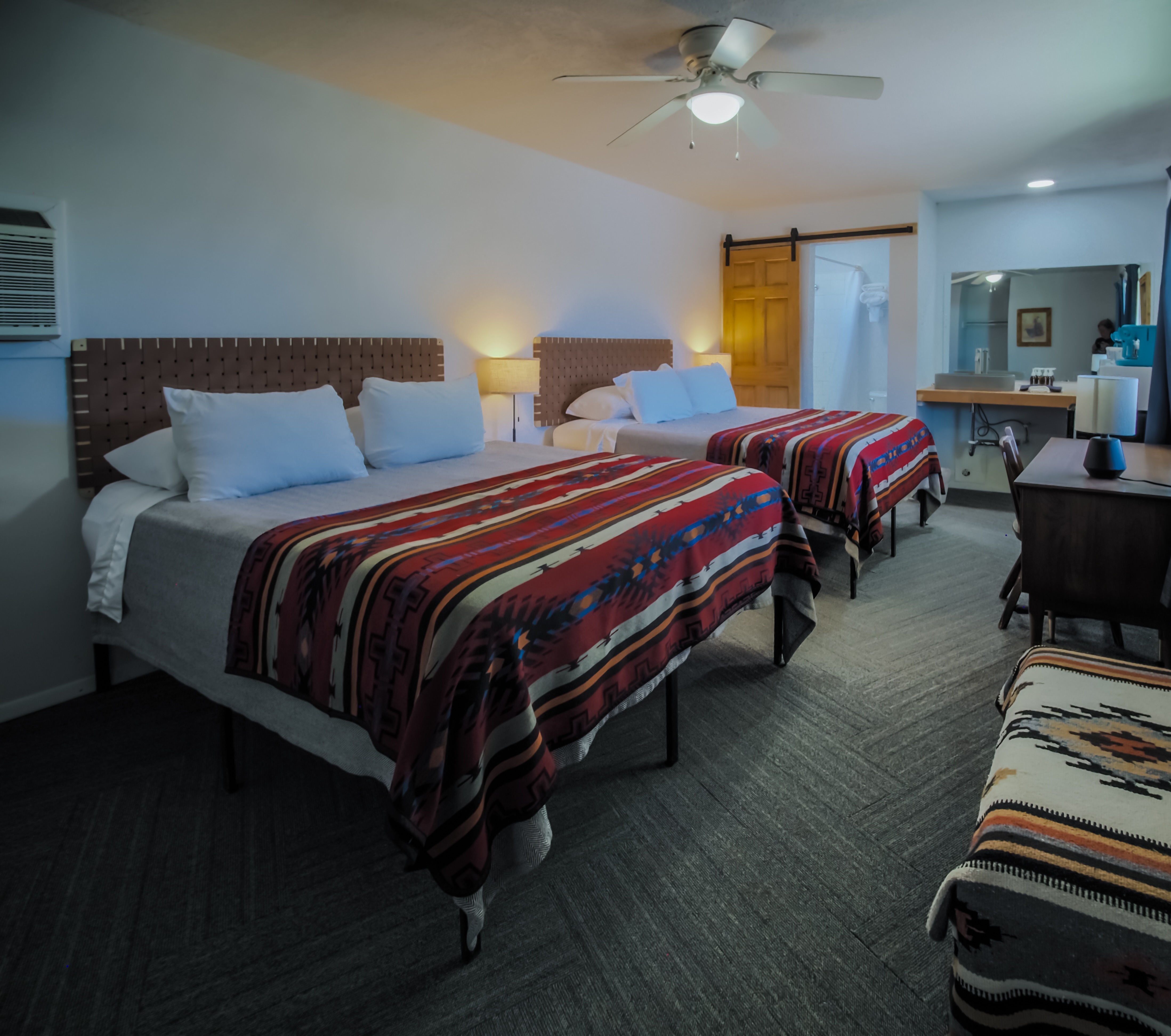 Double queen room at Magdalena Motor Inn